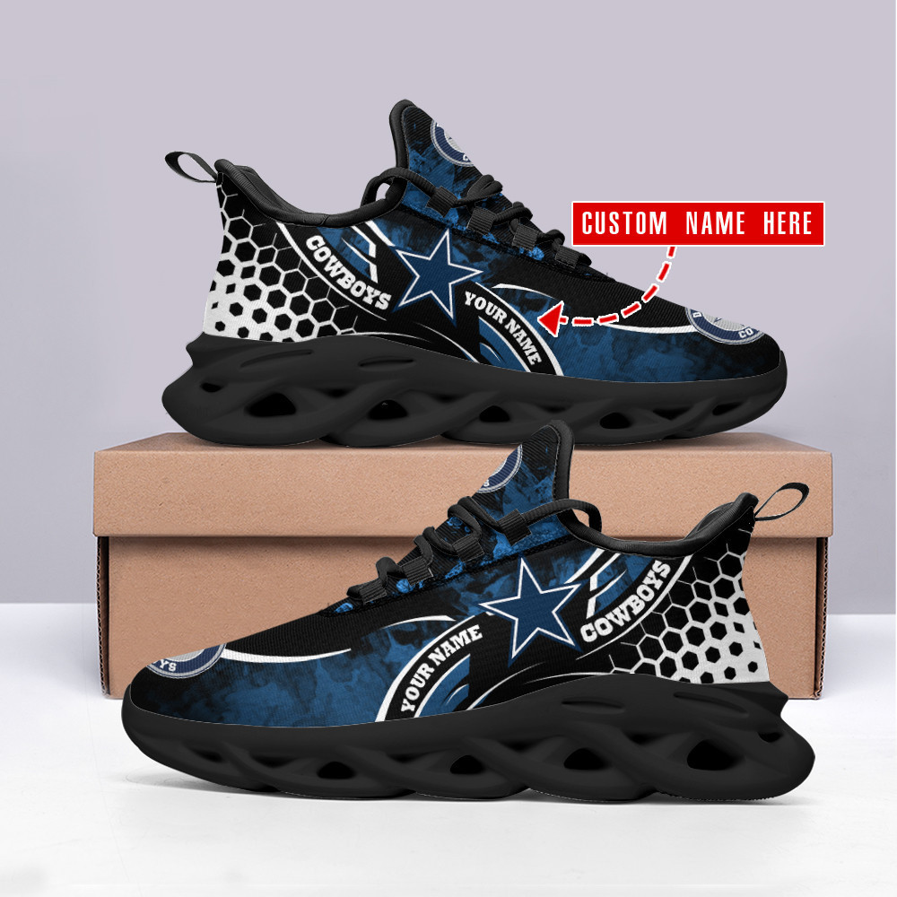 Ideafootwear Dallas Cowboys Max Soul Shoes Sneakers For Men And Women 169