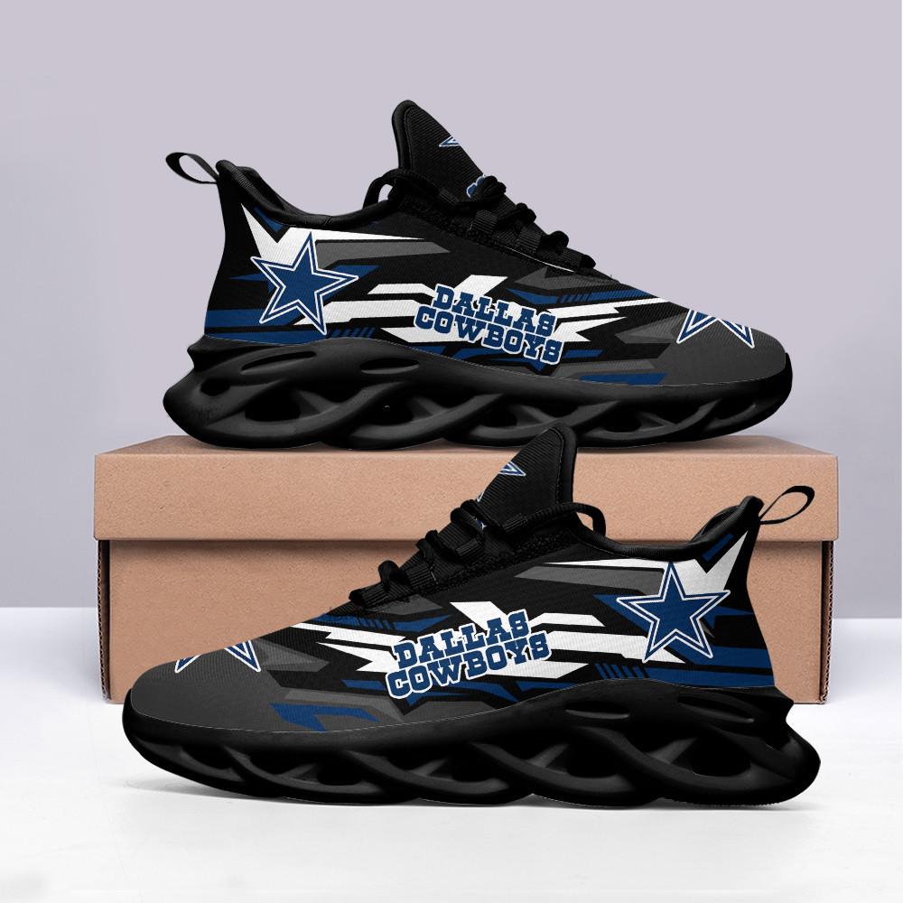 Ideafootwear Dallas Cowboys Max Soul Shoes Sneakers For Men And Women 35