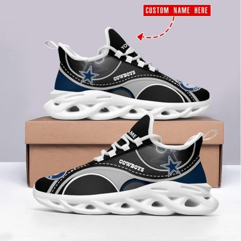 Ideafootwear Dallas Cowboys Max Soul Shoes Sneakers For Men And Women 222
