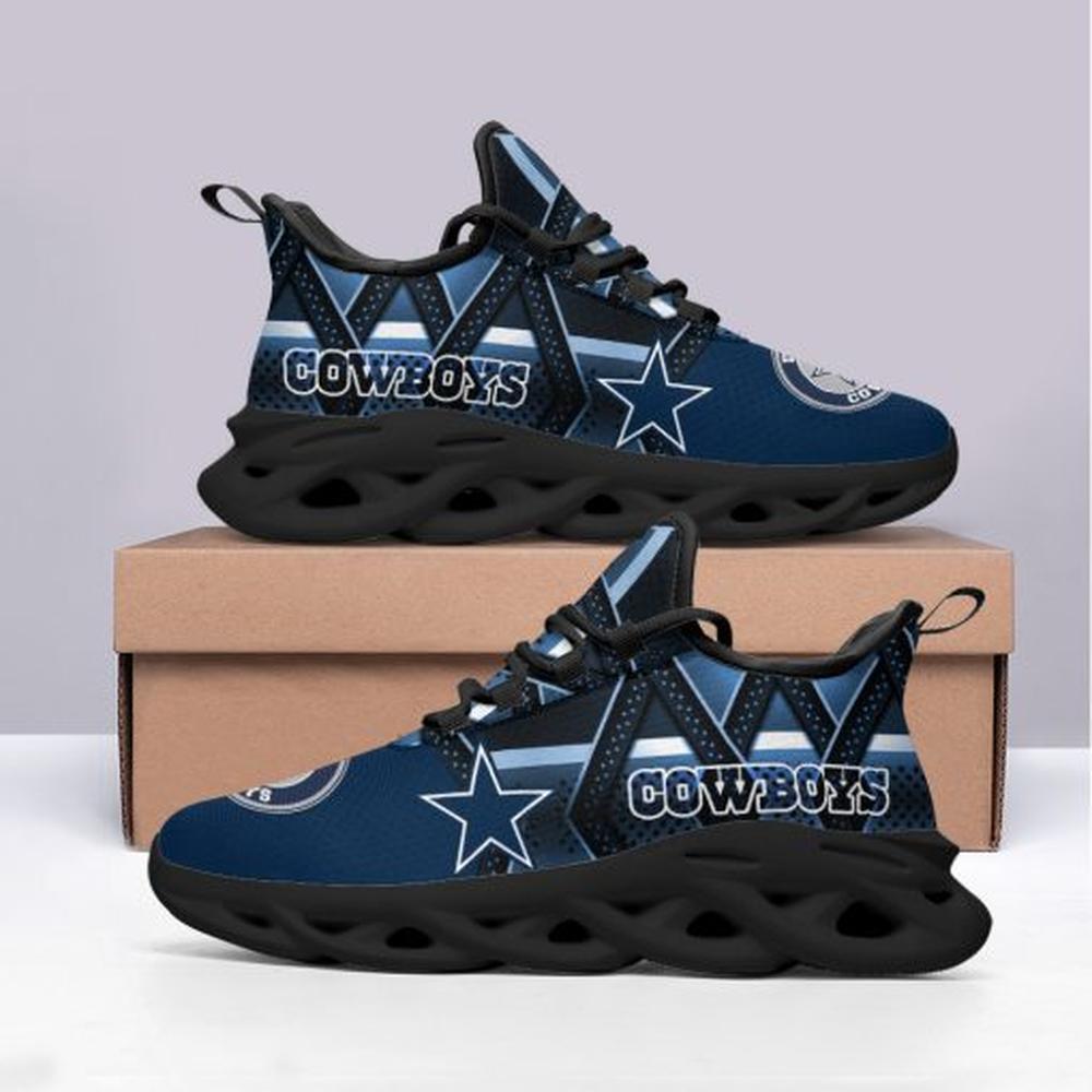 Ideafootwear Dallas Cowboys Max Soul Shoes Sneakers For Men And Women 82