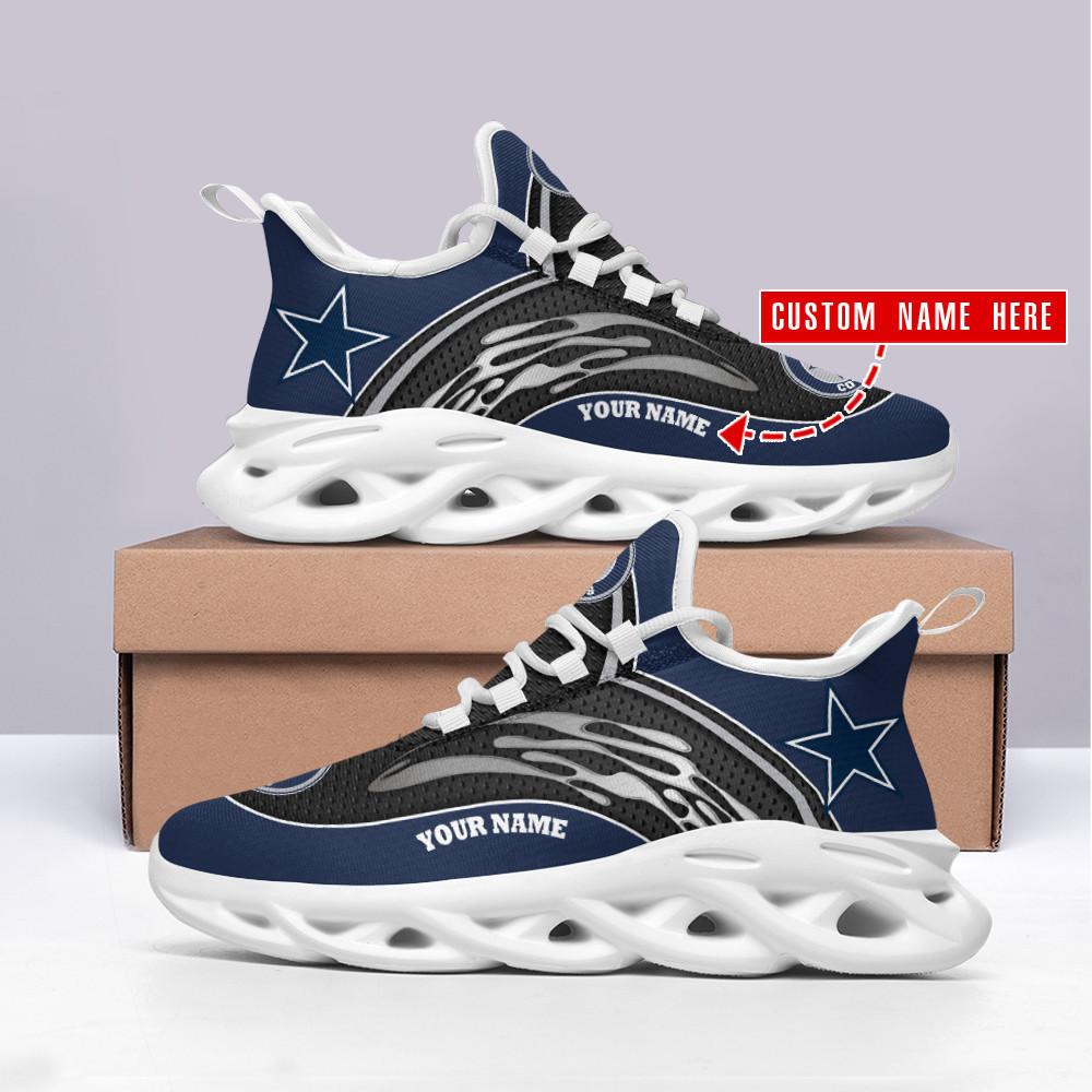 Ideafootwear Dallas Cowboys Max Soul Shoes Sneakers For Men And Women 174