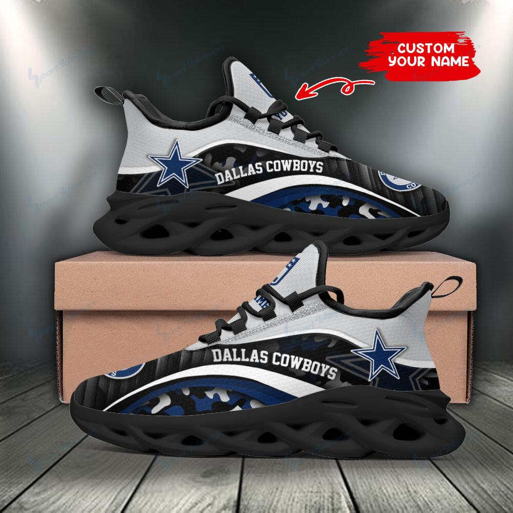 Ideafootwear Dallas Cowboys Max Soul Shoes Sneakers For Men And Women 187
