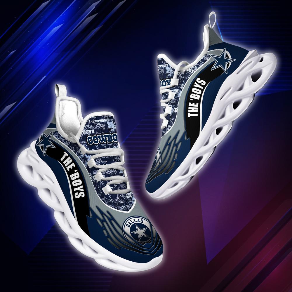 Ideafootwear Dallas Cowboys Max Soul Shoes Sneakers For Men And Women 51