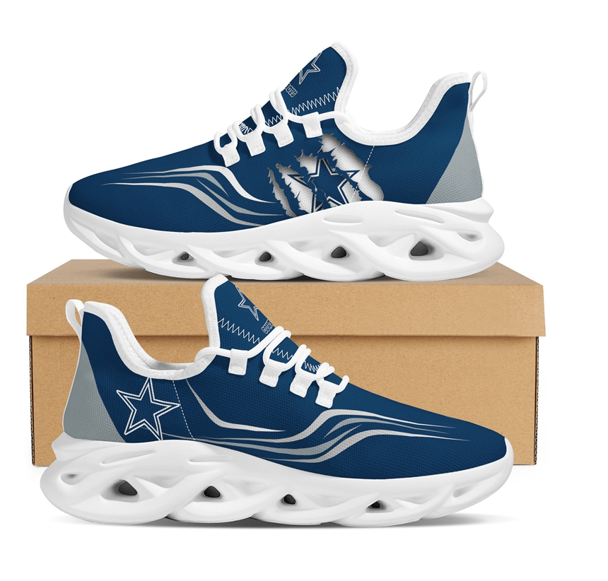 Ideafootwear Dallas Cowboys Max Soul Shoes Sneakers For Men And Women 154