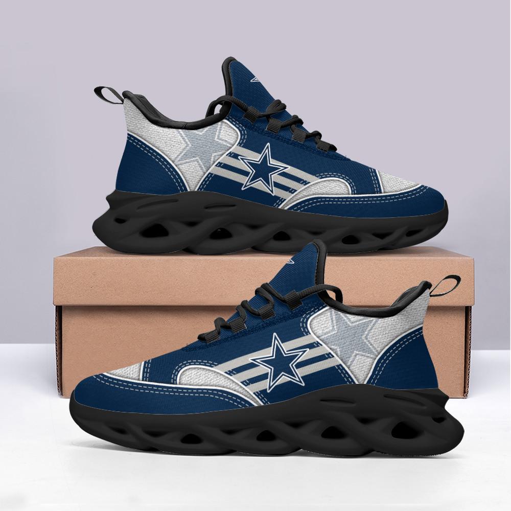 Ideafootwear Dallas Cowboys Max Soul Shoes Sneakers For Men And Women 129