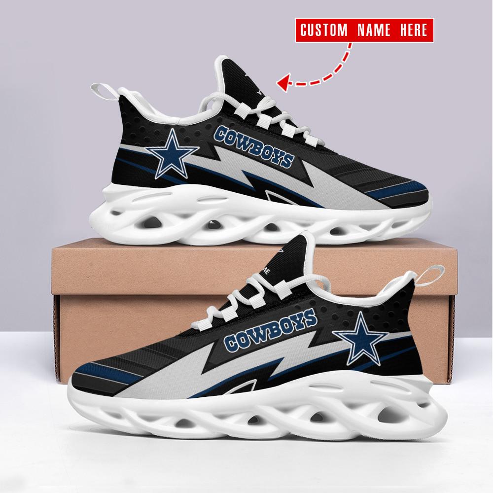 Ideafootwear Dallas Cowboys Max Soul Shoes Sneakers For Men And Women 164