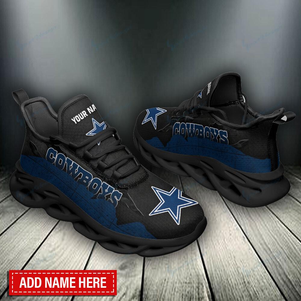 Ideafootwear Dallas Cowboys Max Soul Shoes Sneakers For Men And Women 185