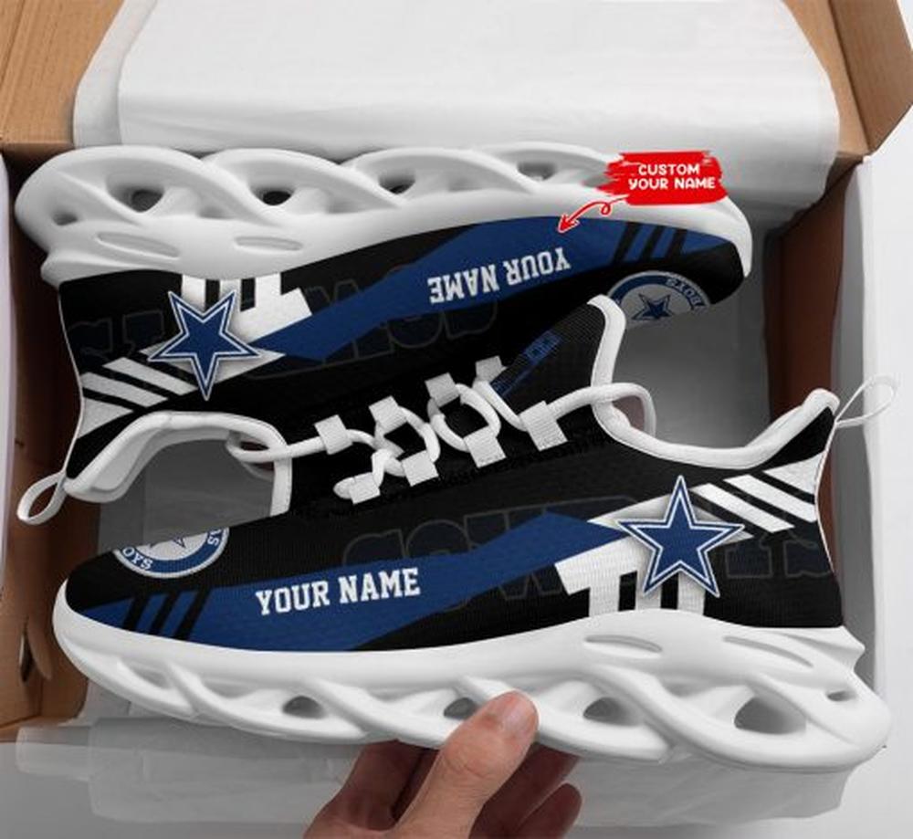 Ideafootwear Dallas Cowboys Max Soul Shoes Sneakers For Men And Women 223