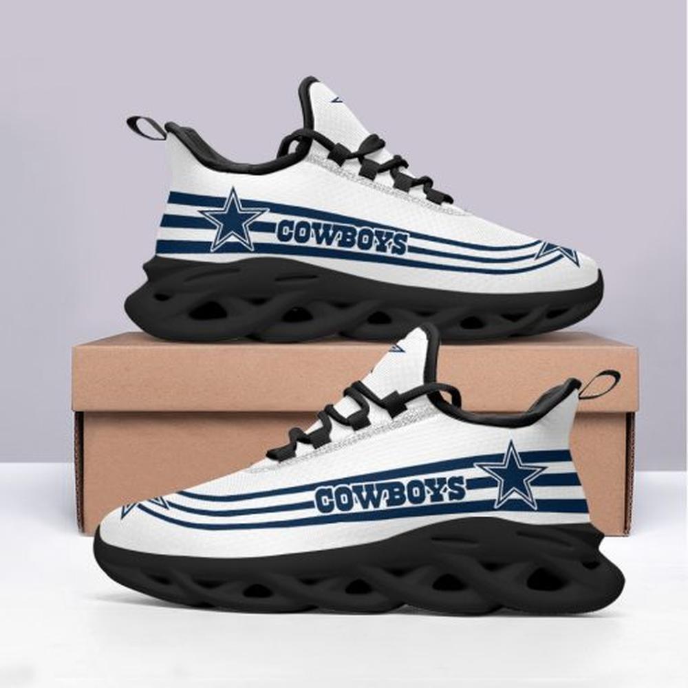 Ideafootwear Dallas Cowboys Max Soul Shoes Sneakers For Men And Women 50