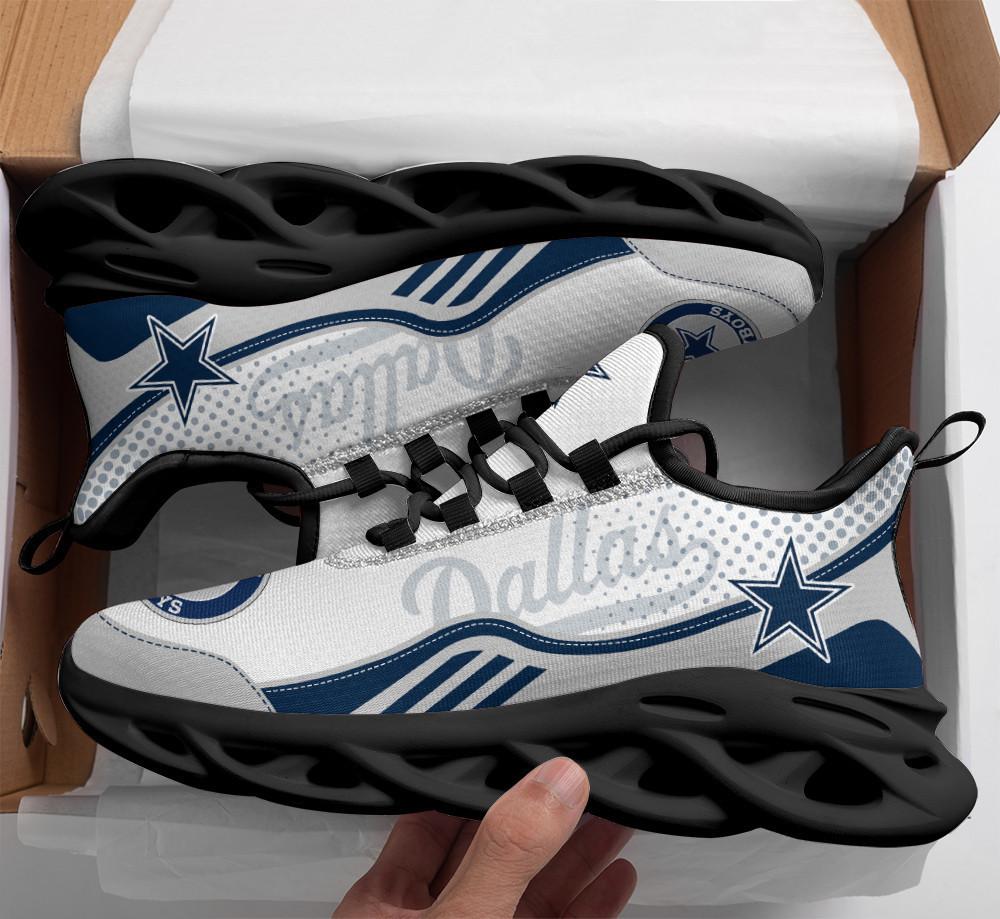 Ideafootwear Dallas Cowboys Max Soul Shoes Sneakers For Men And Women 115