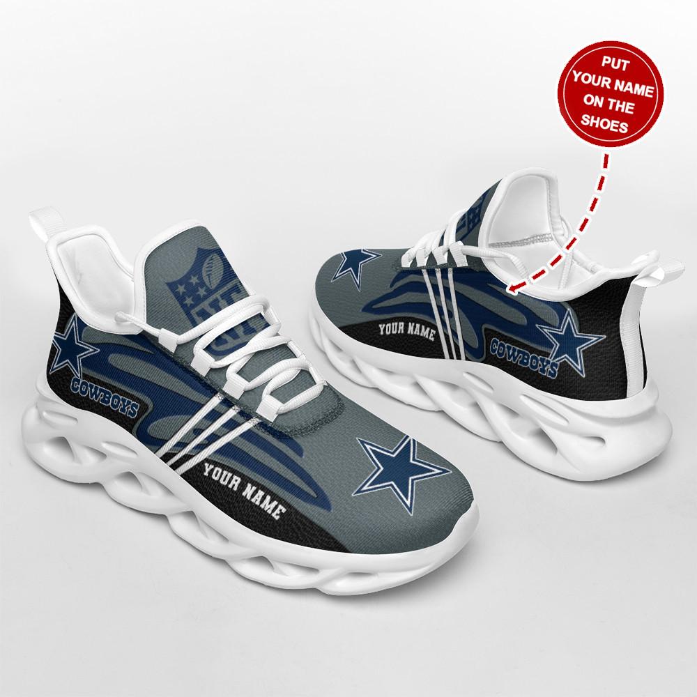 Ideafootwear Dallas Cowboys Max Soul Shoes Sneakers For Men And Women 211
