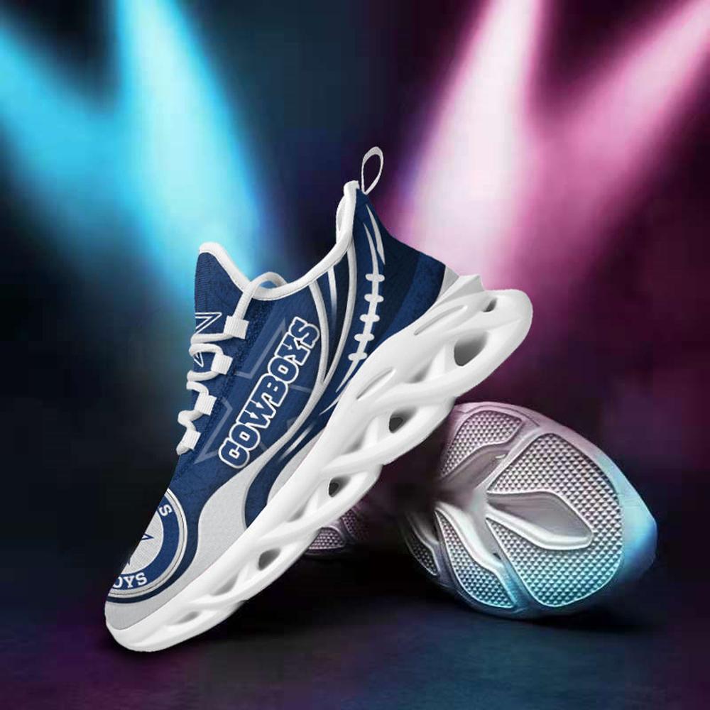 Ideafootwear Dallas Cowboys Max Soul Shoes Sneakers For Men And Women 126