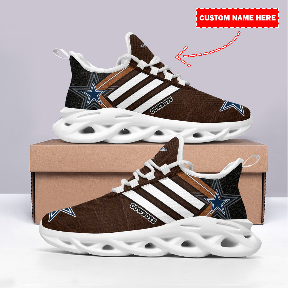 Ideafootwear Dallas Cowboys Max Soul Shoes Sneakers For Men And Women 213