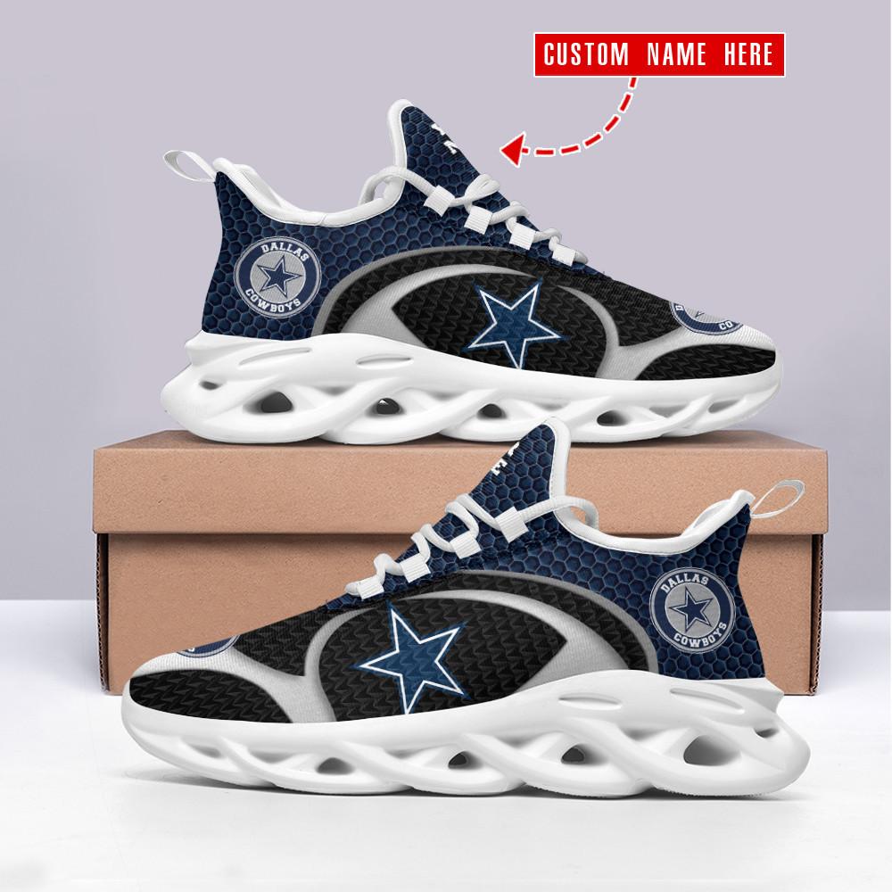 Ideafootwear Dallas Cowboys Max Soul Shoes Sneakers For Men And Women 179