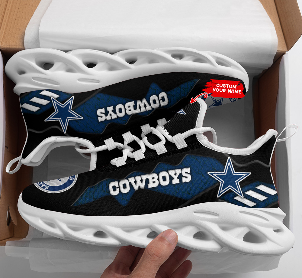 Ideafootwear Dallas Cowboys Max Soul Shoes Sneakers For Men And Women 220