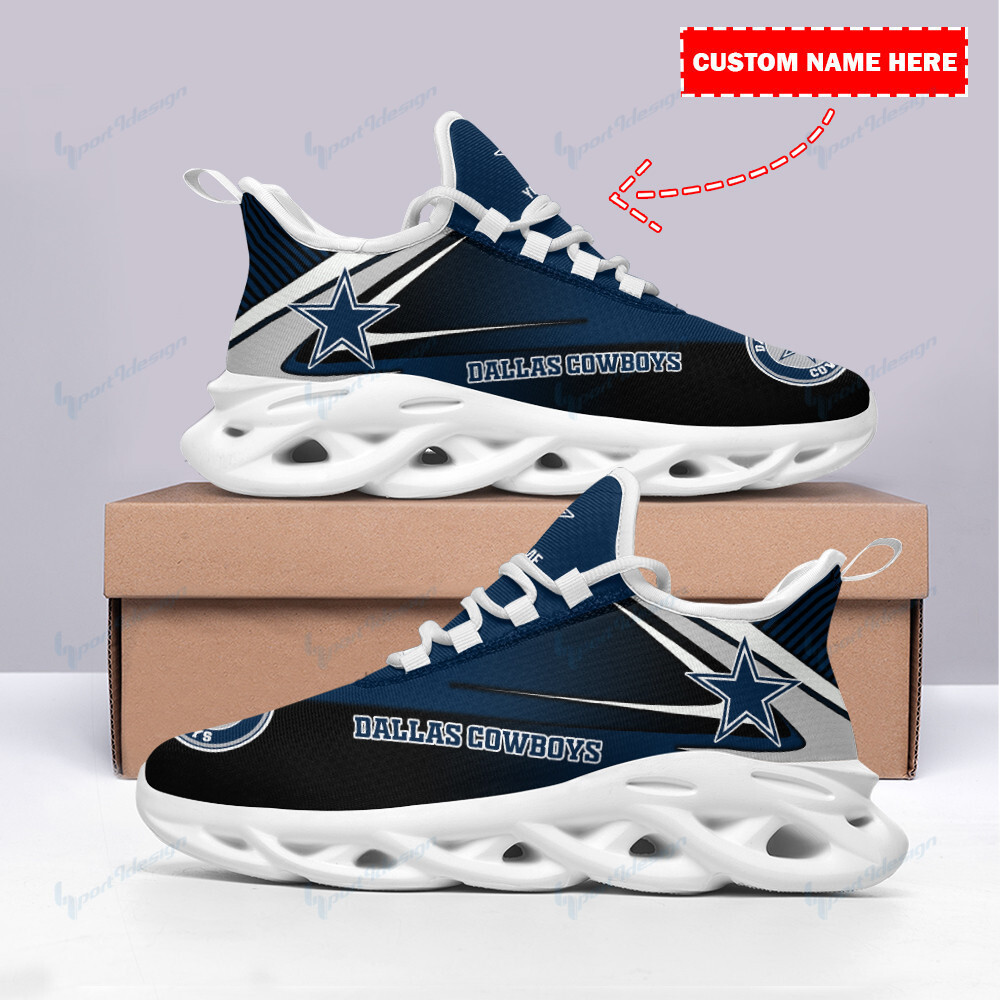Ideafootwear Dallas Cowboys Max Soul Shoes Sneakers For Men And Women 195