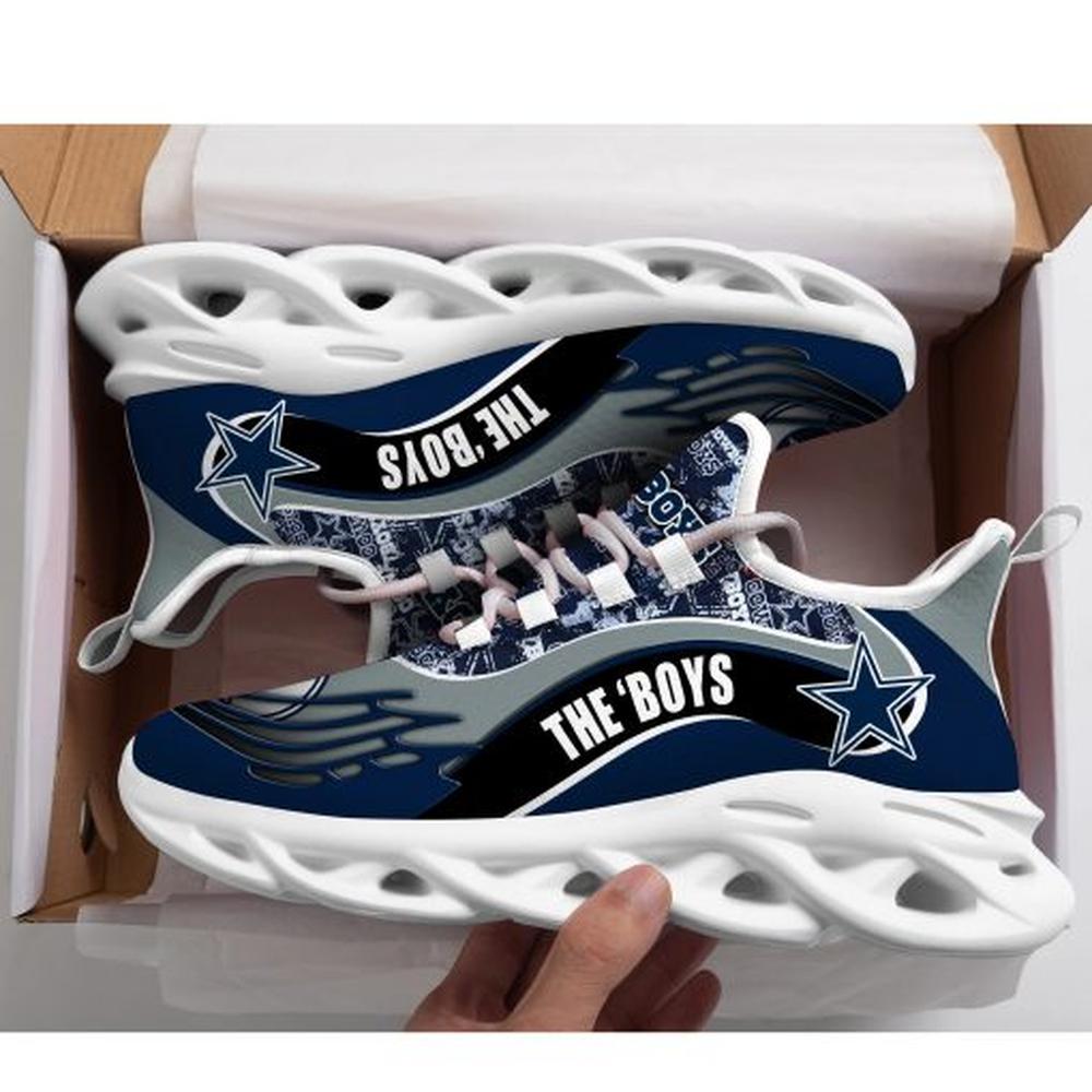 Ideafootwear Dallas Cowboys Max Soul Shoes Sneakers For Men And Women 51