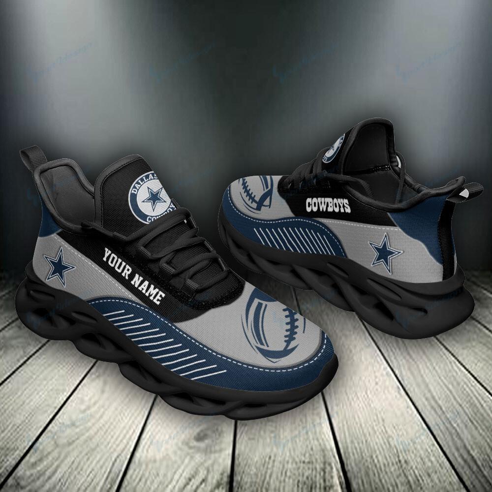 Ideafootwear Dallas Cowboys Max Soul Shoes Sneakers For Men And Women 178