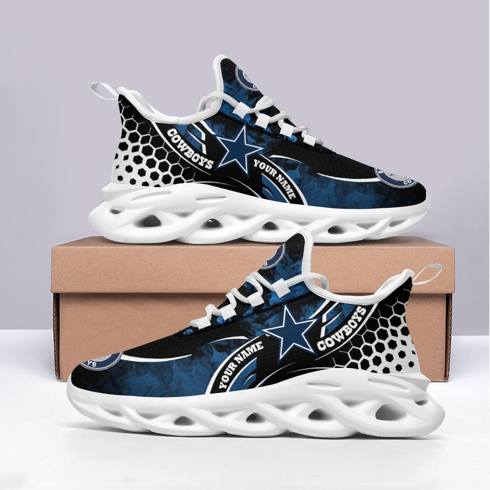 Ideafootwear Dallas Cowboys Max Soul Shoes Sneakers For Men And Women 169