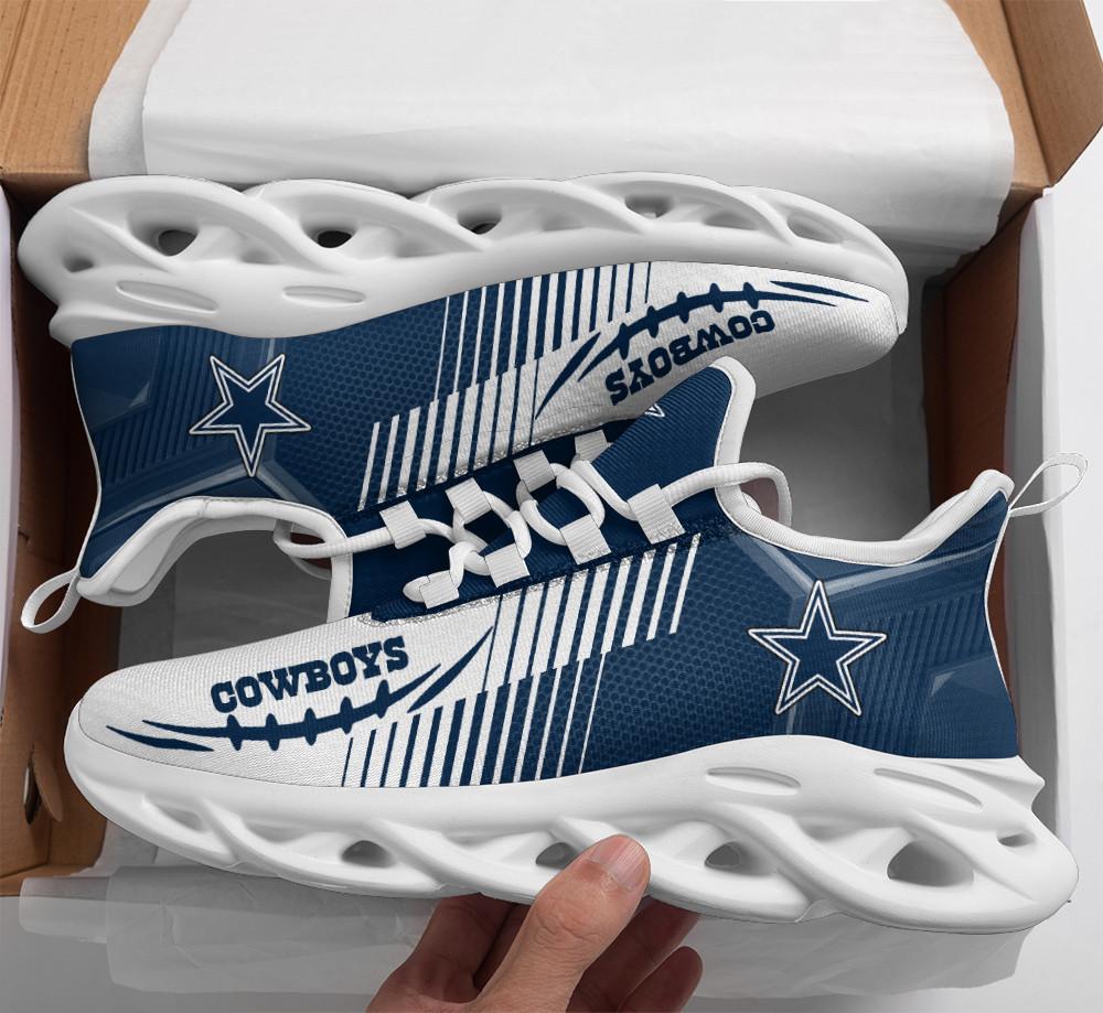 Ideafootwear Dallas Cowboys Max Soul Shoes Sneakers For Men And Women 88