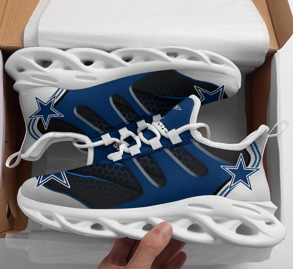Ideafootwear Dallas Cowboys Max Soul Shoes Sneakers For Men And Women 109