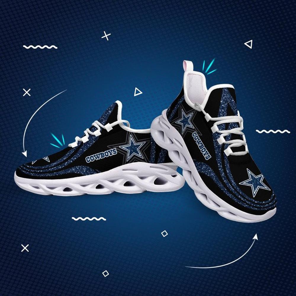 Ideafootwear Dallas Cowboys Max Soul Shoes Sneakers For Men And Women 15