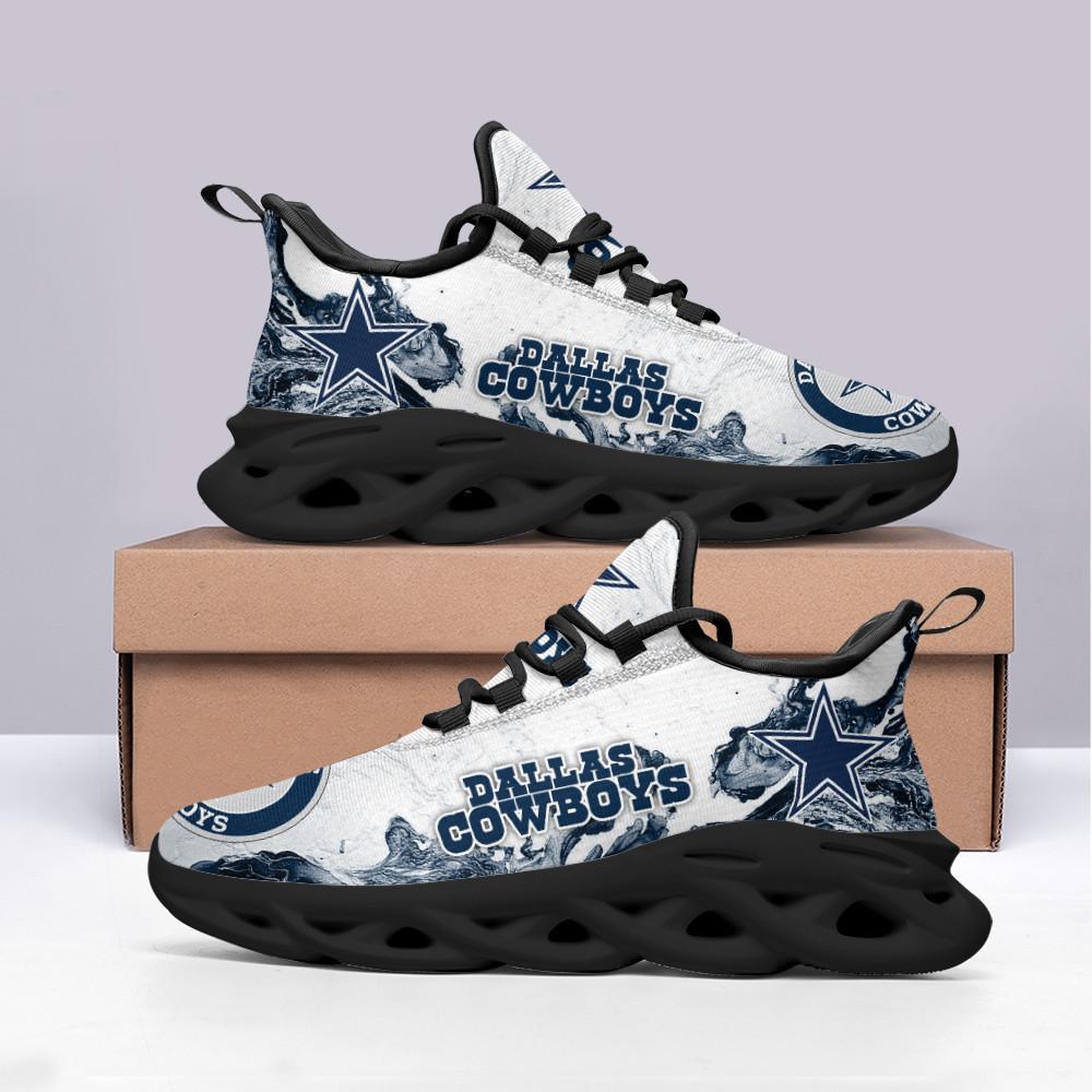 Ideafootwear Dallas Cowboys Max Soul Shoes Sneakers For Men And Women 60