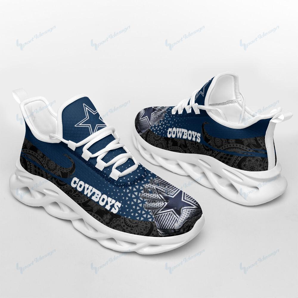 Ideafootwear Dallas Cowboys Max Soul Shoes Sneakers For Men And Women 104