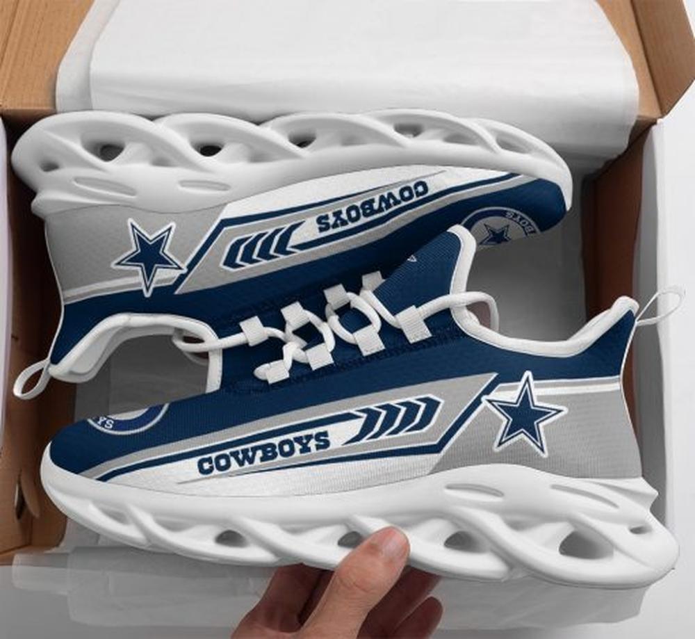 Ideafootwear Dallas Cowboys Max Soul Shoes Sneakers For Men And Women 307