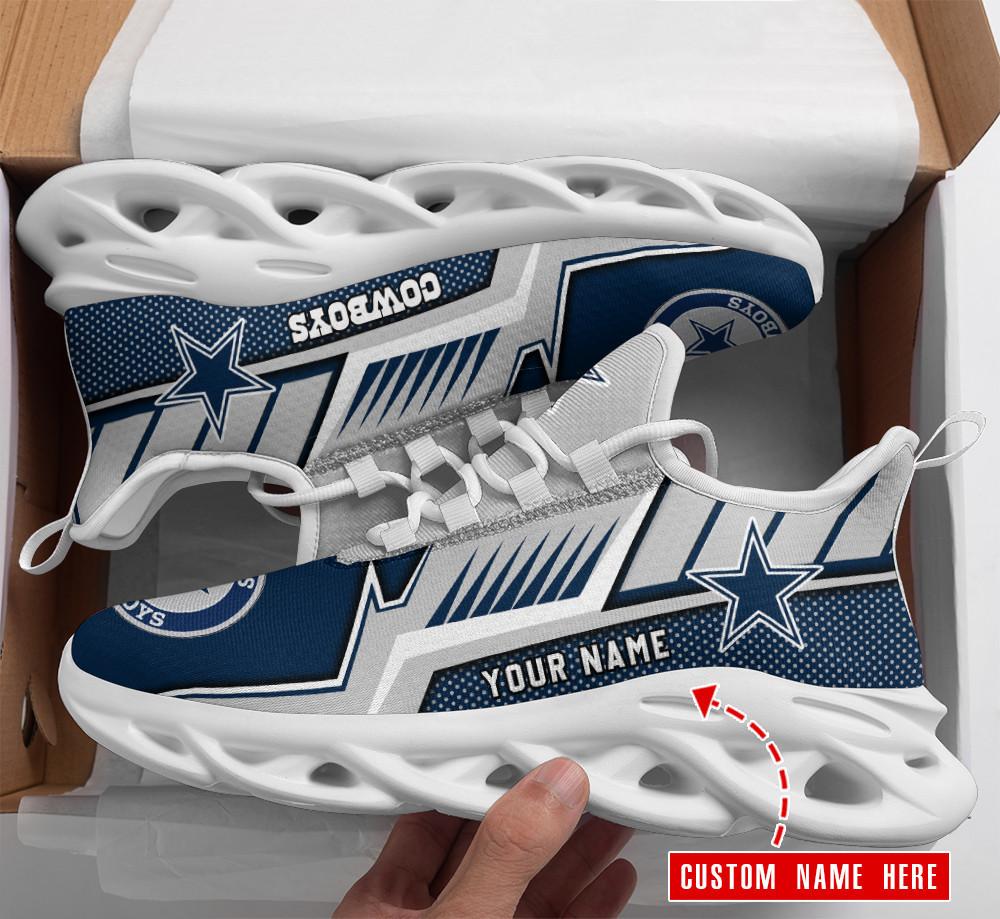 Ideafootwear Dallas Cowboys Max Soul Shoes Sneakers For Men And Women 199