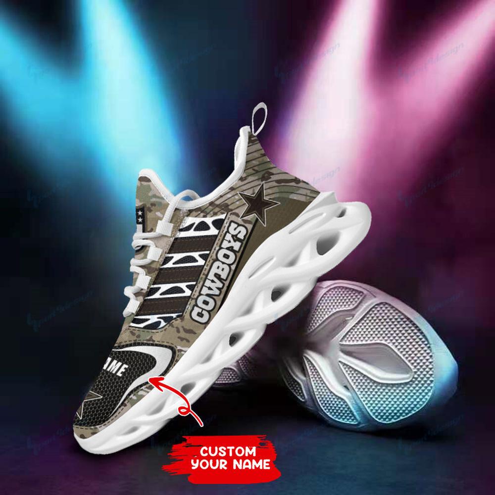 Ideafootwear Dallas Cowboys Max Soul Shoes Sneakers For Men And Women 232