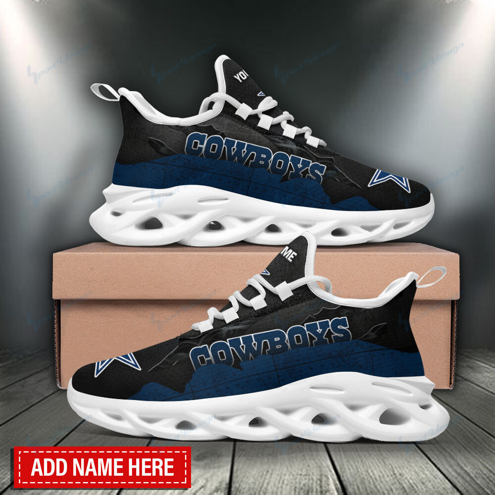 Ideafootwear Dallas Cowboys Max Soul Shoes Sneakers For Men And Women 185