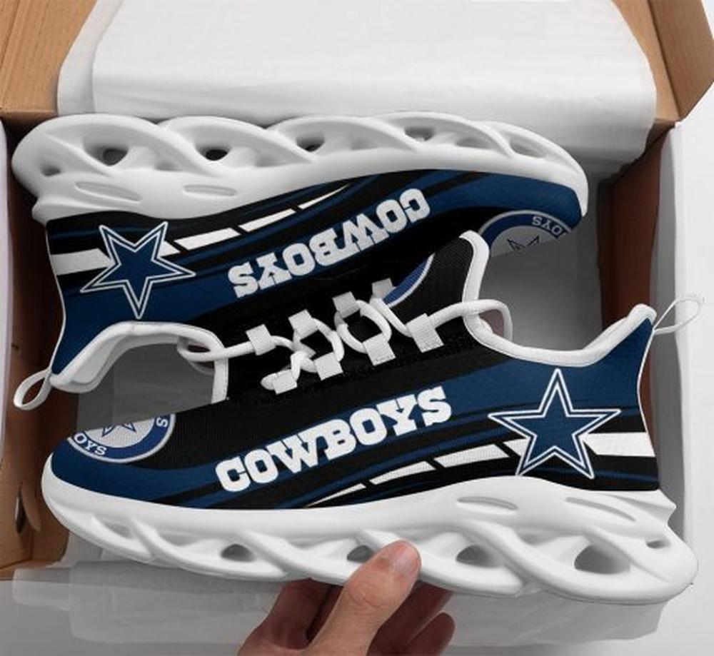 Ideafootwear Dallas Cowboys Max Soul Shoes Sneakers For Men And Women 264