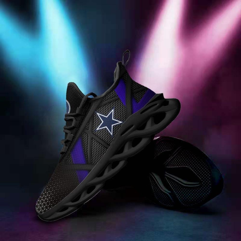 Ideafootwear Dallas Cowboys Max Soul Shoes Sneakers For Men And Women 9