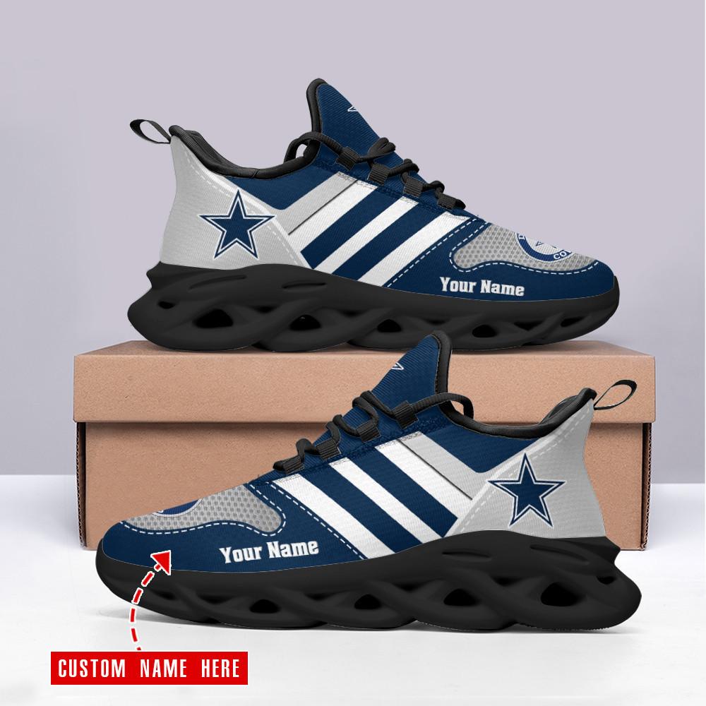 Ideafootwear Dallas Cowboys Max Soul Shoes Sneakers For Men And Women 189