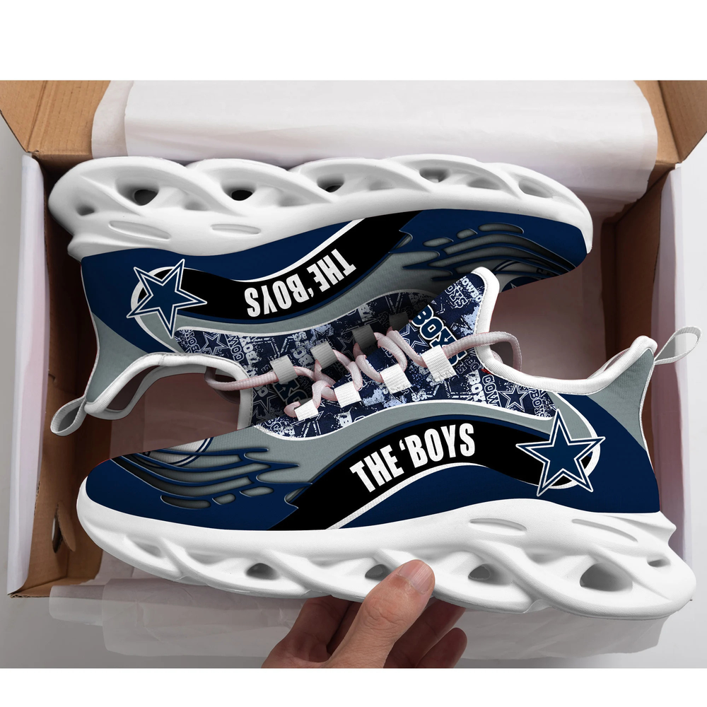 Ideafootwear Dallas Cowboys Max Soul Shoes Sneakers For Men And Women 51