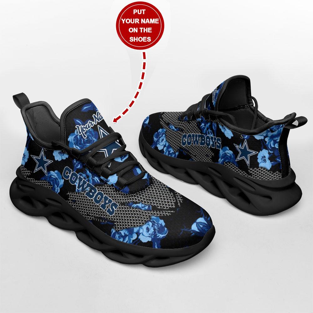 Ideafootwear Dallas Cowboys Max Soul Shoes Sneakers For Men And Women 228