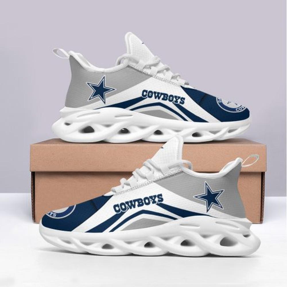Ideafootwear Dallas Cowboys Max Soul Shoes Sneakers For Men And Women 287