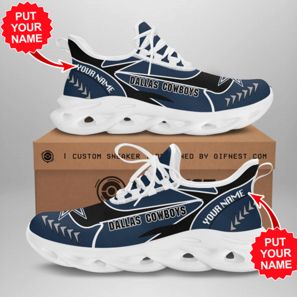 Ideafootwear Dallas Cowboys Max Soul Shoes Sneakers For Men And Women 256
