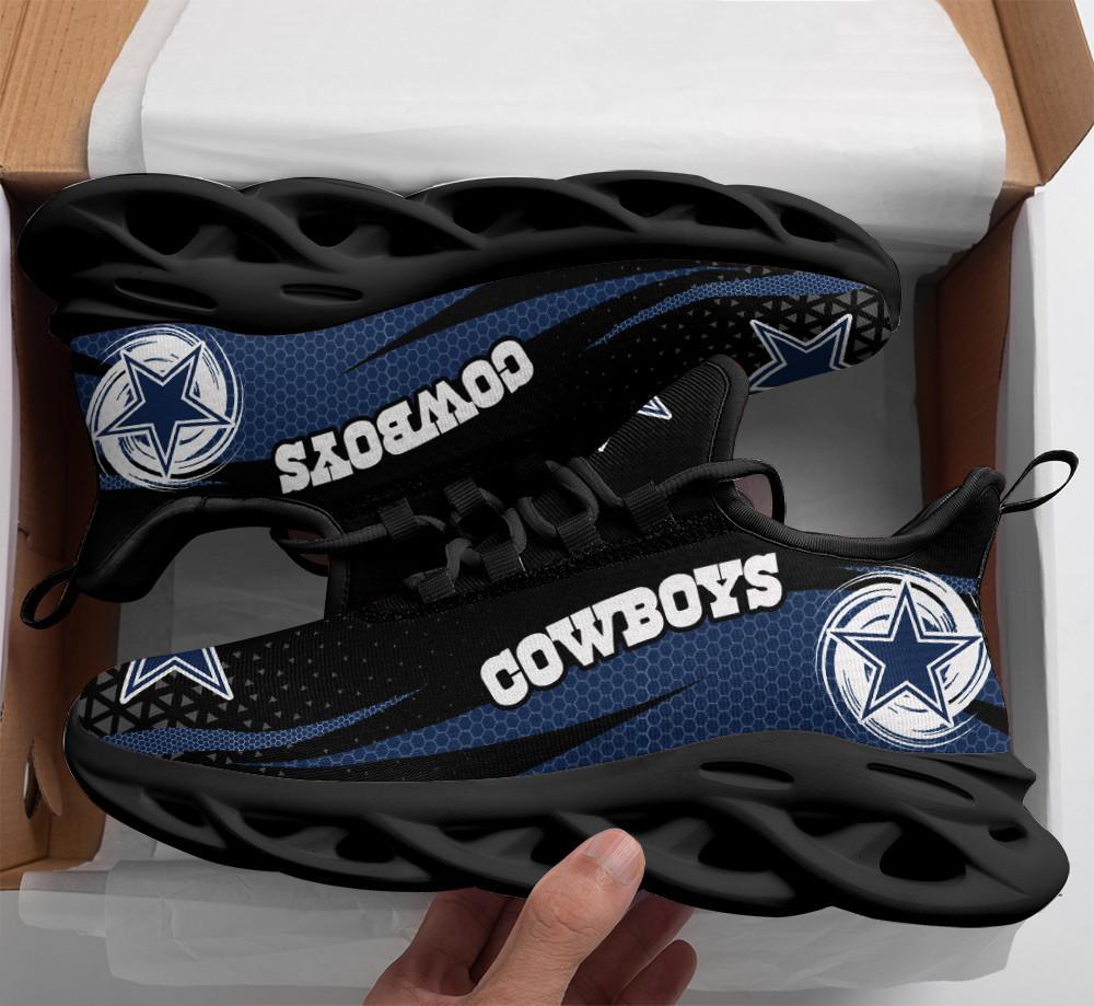 Ideafootwear Dallas Cowboys Max Soul Shoes Sneakers For Men And Women 36