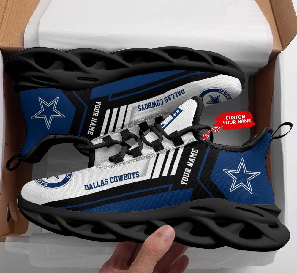 Ideafootwear Dallas Cowboys Max Soul Shoes Sneakers For Men And Women 206