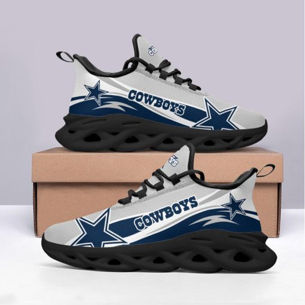 Ideafootwear Dallas Cowboys Max Soul Shoes Sneakers For Men And Women 121