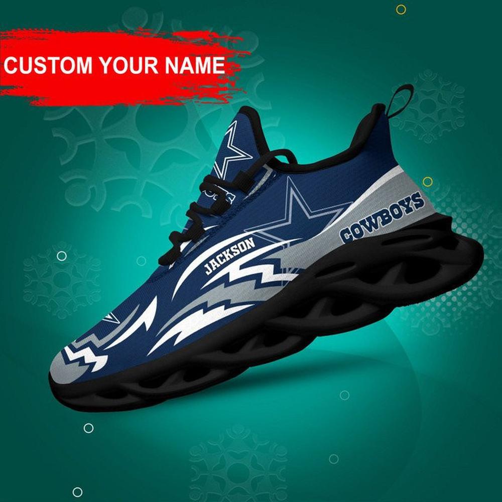Ideafootwear Dallas Cowboys Max Soul Shoes Sneakers For Men And Women 165