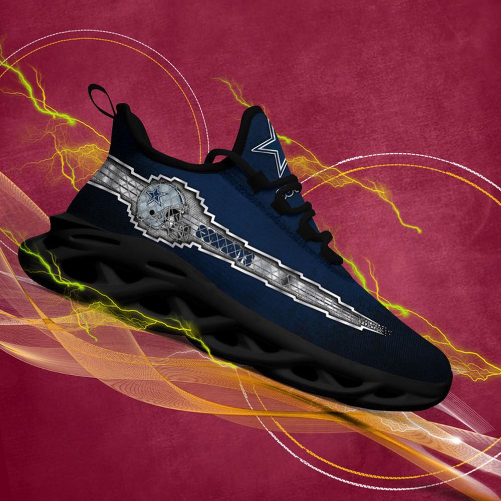 Ideafootwear Dallas Cowboys Max Soul Shoes Sneakers For Men And Women 5