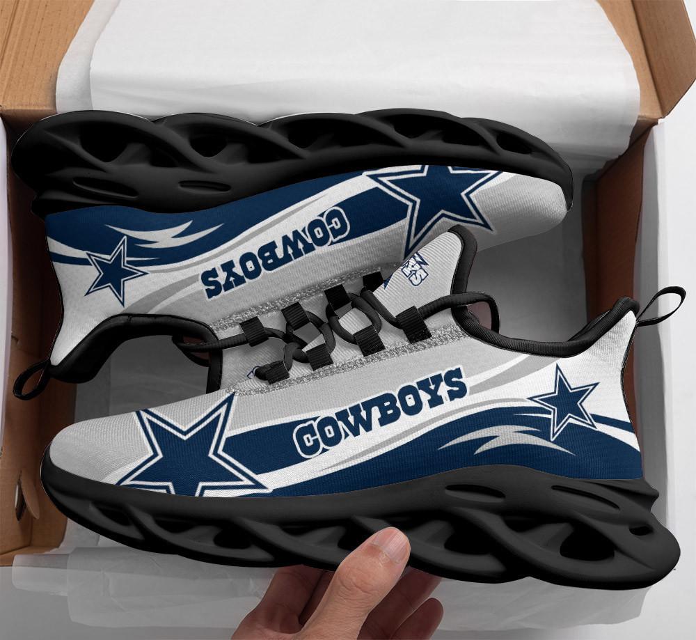 Ideafootwear Dallas Cowboys Max Soul Shoes Sneakers For Men And Women 121