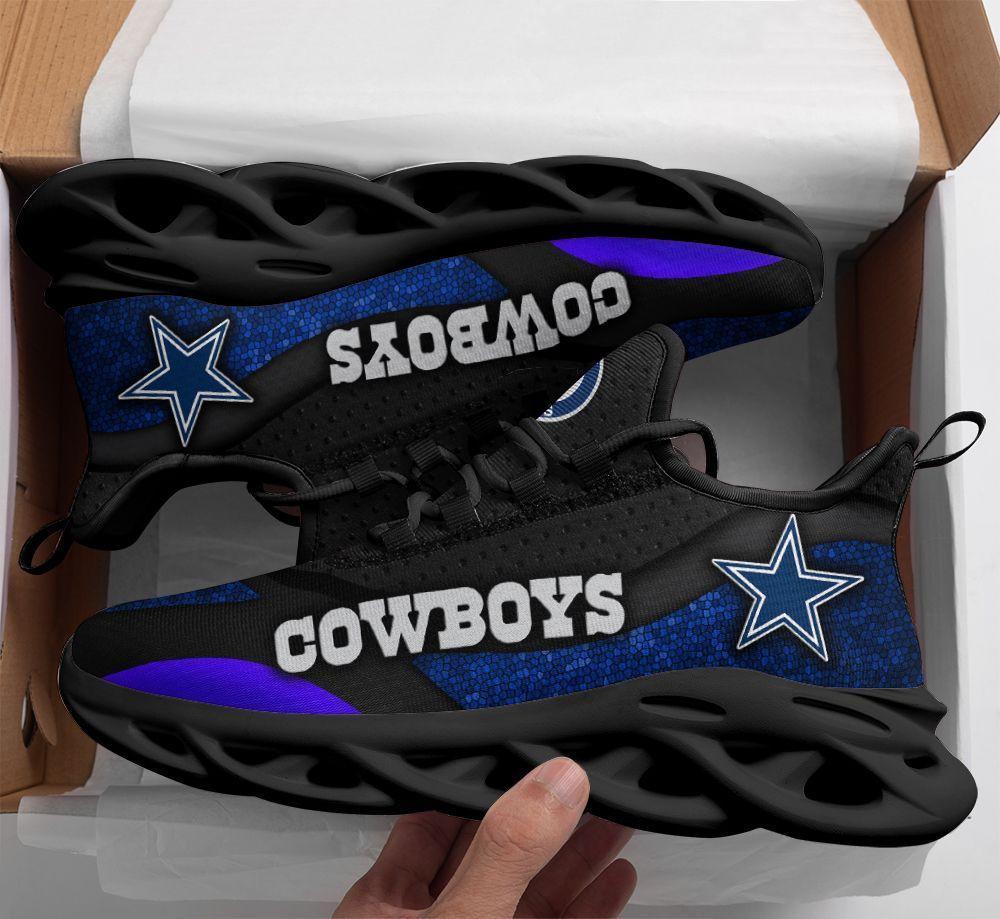 Ideafootwear Dallas Cowboys Max Soul Shoes Sneakers For Men And Women 7