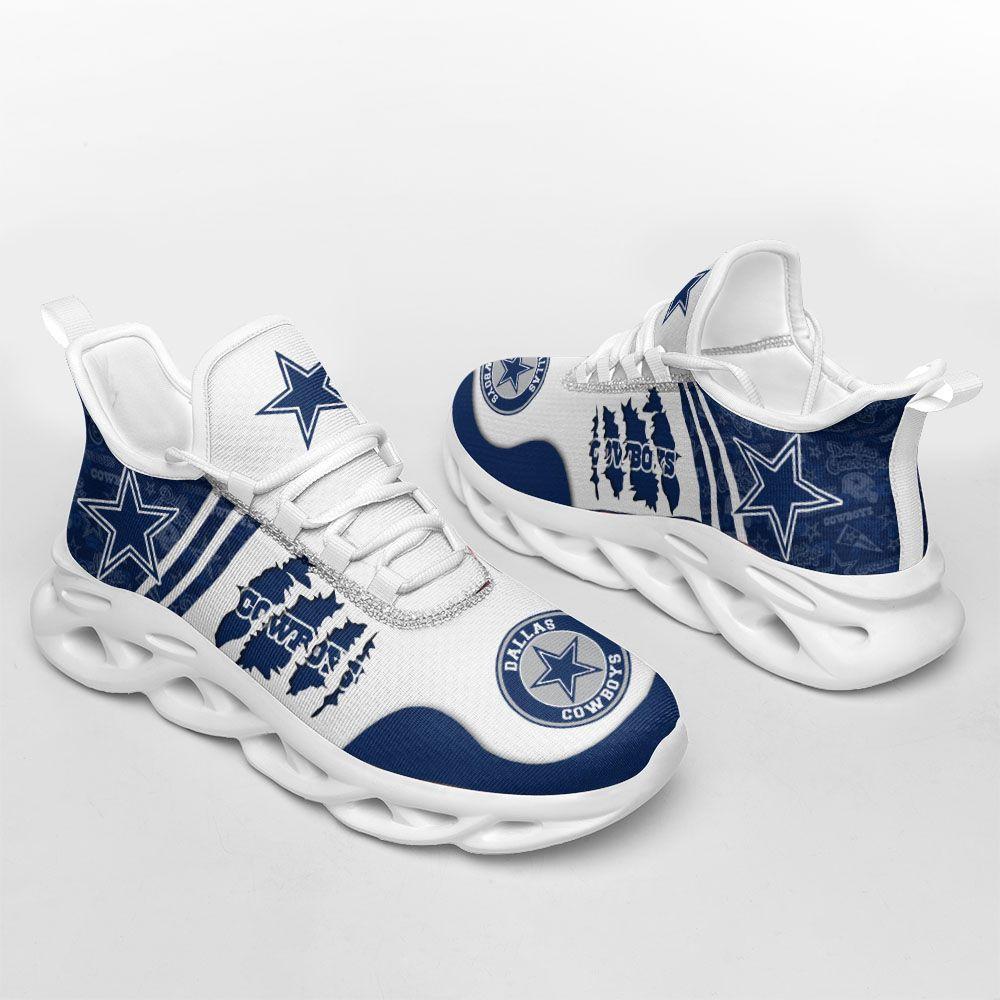 Ideafootwear Dallas Cowboys Max Soul Shoes Sneakers For Men And Women 4