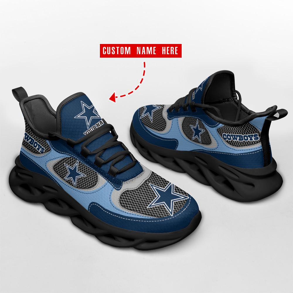 Ideafootwear Dallas Cowboys Max Soul Shoes Sneakers For Men And Women 226
