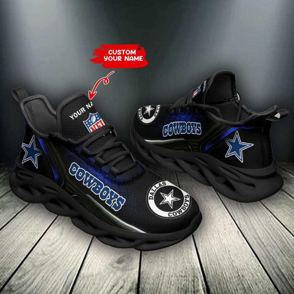 Ideafootwear Dallas Cowboys Max Soul Shoes Sneakers For Men And Women 208