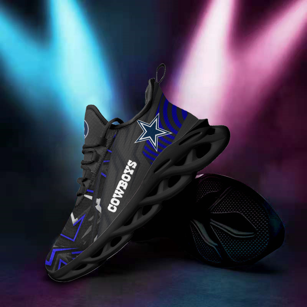 Ideafootwear Dallas Cowboys Max Soul Shoes Sneakers For Men And Women 296